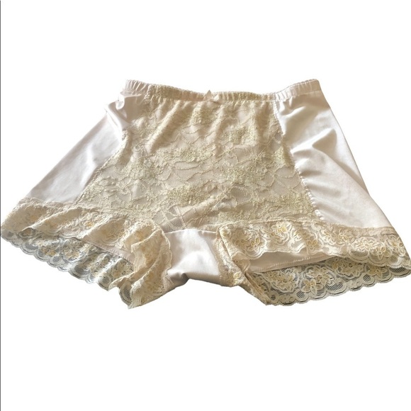 Shear Shapewear Retro Rhonda Shear Ahh Lace Control Shaper 2X Lace Trim Lolita - Picture 1 of 8